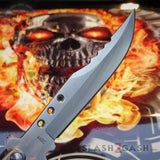 TheONE Butterfly Knife 440C Best Version Channel Construction Balisong Spring Latch - Tyrannosaurus Rex
