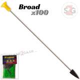 Blowgun Darts Broadhead Hunting .40 Caliber Avenger - 100 pack count/pieces