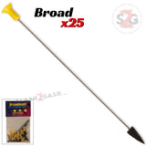Blowgun Darts Broadhead Hunting .40 Caliber Avenger - 25 pack count/pieces