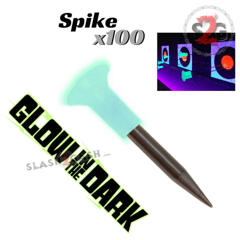 Spike Darts Stingers .40 Cal Blowgun Ammo - Glow In The Dark x100