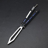 G10 Trainer Butterfly Knife Ball Bearings Practice Balisong - Adjustable Latch