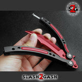 CSGO Slaughter Butterfly Knife TRAINER Dull Spring Latch PRACTICE Balisong