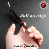 CSGO Slaughter Butterfly Knife TRAINER Dull Spring Latch PRACTICE Balisong