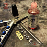 Balisong Spare Hardware Kit for TheONE Butterfly Knife Replacement BUSHINGS Pivots Screws Washers KPL