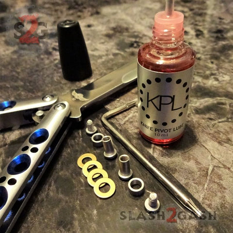 Balisong Spare Hardware Kit for TheONE Butterfly Knife Replacement BUSHINGS Pivots Screws Washers KPL