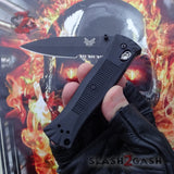 Benchmade Pardue - 530 Black Spear Point Knife Serrated Axis Lock 154CM