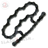 Bike Chain Link Brass Knuckles Heavy Duty Motorcycle Biker Paperweight - Standard