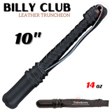 Billy Club Self Defense Real Leather Baton Police Truncheon Hand Strap - Large 10 Inch