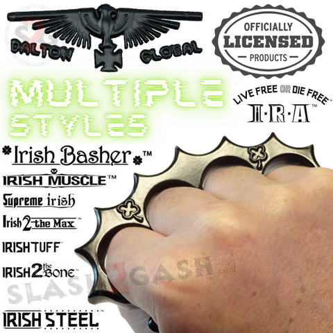 Black Knuckles Spiked Dalton Global Paperweight Irish Devil Steel Pointed Duster Buckle - Robbie Dalton slash2gash S2G