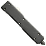 Blockade OTF Double Action Automatic Knife Black 2 Tone Single Edge