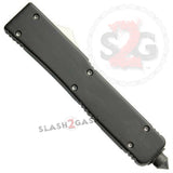 Blockade OTF Double Action Automatic Knife Black 2 Tone - Dual Edge