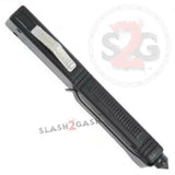 Blockade OTF Double Action Automatic Knife Black 2 Tone - Dual Edge