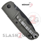 Boker Kalashnikov Automatic Conversion Knife Gun Metal Grey - AUS-8 Drop Point Switchblade AK47 AK74