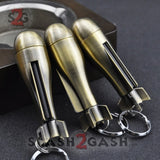 Bomb Survival Key Chain Fire Starter Missile - Emergency Permanent Match Flint Camping Kerosene Lighter