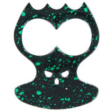 Bone Crusher Self Defense Knuckle Spiked Bottle Opener - Green