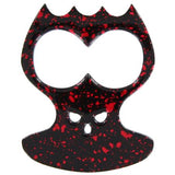 Bone Crusher Self Defense Knuckle Spiked Bottle Opener - Red