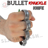 Bullet Brass Knuckles Knife Silver Zombie Green Rifle Cartridge Round Paperweight Military Duster 7.62 x 54R