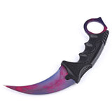 Doppler Fade CSGO Counter Strike KARAMBIT Tactical Claw Neck Knife w/ Sheath