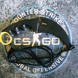 CSGO karambit gold tactical claw neck knife fixed blade knives counter strike CS GO hawkbill with sheath