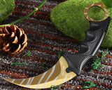 9 colors CSGO Counter Strike KARAMBIT Tactical Claw Neck Knife w/ Sheath