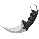 CSGO karambit silver tactical claw neck knife fixed blade knives counter strike CS GO hawkbill with sheath