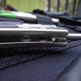 Silver Chrome CSGO Butterfly Knife TRAINER Dull Spring Latch PRACTICE Balisong