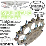 Chrome Knuckles Spiked Dalton Global Paperweight Silver Irish Devil Steel Pointed Duster Buckle - Robbie Dalton slash2gash S2G