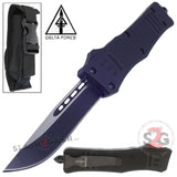 Commando D/A OTF Automatic Knife Black S2G Tactical - Drop Serrated