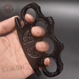 Black Constantine Brass Knuckles Holy Spiritus Paperweight Movie Replica Cross Buckle