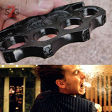 Black Constantine Brass Knuckles Holy Spiritus Paperweight Movie Replica Cross Buckle