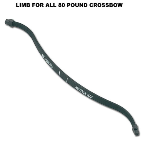 80 lb Archery Pistol Crossbow Replacement Limb + 2 End Caps