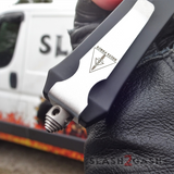 Blue Blade OTF Knife Crypt Keeper Dual Action Black Automatic Delta Force Switchblade Knives Dagger