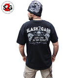 S2G Hot Leathers Shredder Skull Jumbo Print Shirt Custom slash2gash