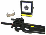 WELL D90H Airsoft SMG (P90) Full Auto Electric AEG Rifle w/ Accessories