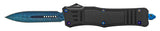 Damascus Etched Commando OTF Knife D/A Auto Switchblade - Asst.