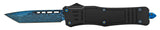 Damascus Etched Commando OTF Knife D/A Auto Switchblade - Asst.