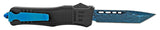 Damascus Etched Commando OTF Knife D/A Auto Switchblade - Asst.