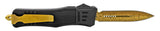 Damascus Etched Commando OTF Knife D/A Auto Switchblade - Asst.
