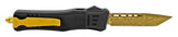 Damascus Etched Commando OTF Knife D/A Auto Switchblade - Asst.