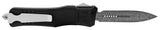 Damascus Etched Commando OTF Knife D/A Auto Switchblade - Asst.