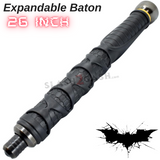 26" Streetwise Dark Knight Baton Expandable Steel Defense Stick