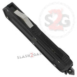 Death Blow OTF Automatic Knife Double Edge 2 Tone Blade Black Dual Action
