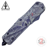 Delta Force OTF Recon D/A Real Tree Camo Automatic Knife Switchblade - Single Edge Plain