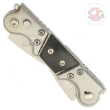 Double Trouble Mini Dual Switchblade Automatic Knife California Legal - Black