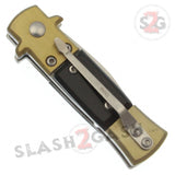 California Legal Automatic Knife Mini Duck Stiletto Switchblade Auto Knives - Black