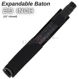 Expandable Baton Metal Police Stick w/ Sheath - 29" Inch
