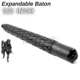 Expandable Baton Metal Police Stick w/ Sheath - 32" Inch