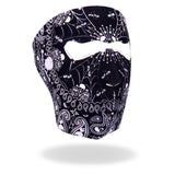 Hot Leathers Paisley Skull Neoprene Face Mask w/ Crossbones