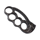 Fighter Knuckles with Automatic Karambit Knife - Don't Tread on Me