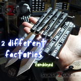 FrankenREP Butterfly Knife TITANIUM Balisong G10 - (clone) Replicant